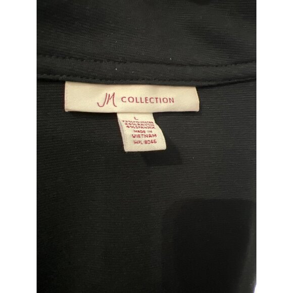 JM Collection Simply Pretty Onyx Black Jacket from Macy's New with Tag - Picture 10 of 13